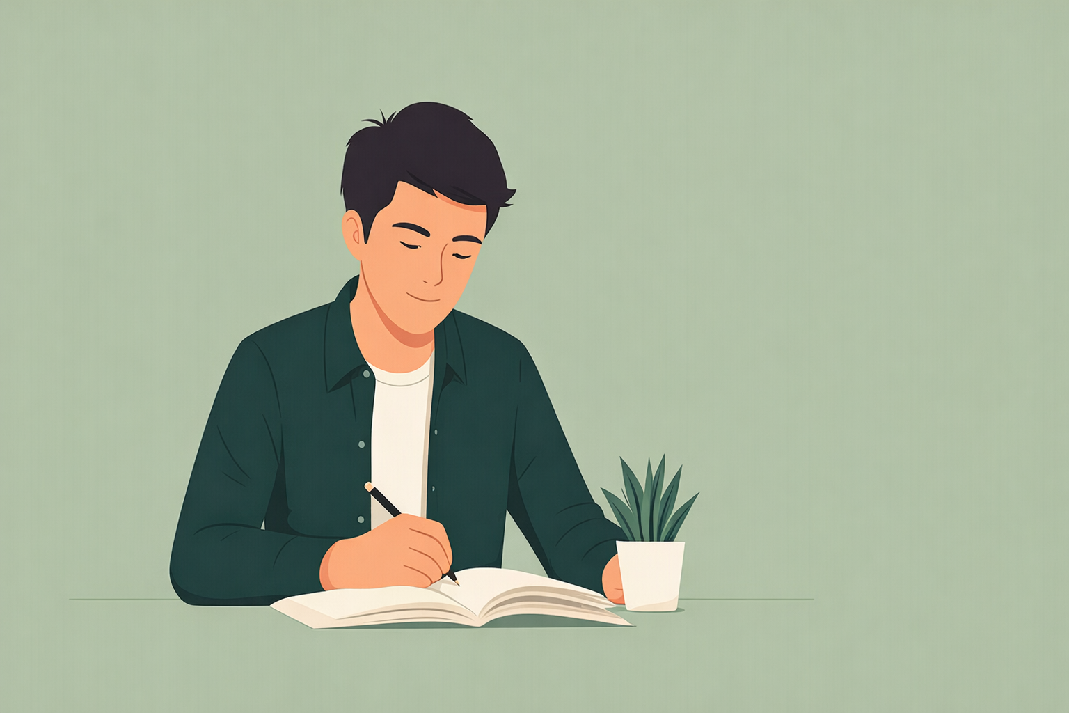 Estudante focado em plataforma de aprendizado médico digital